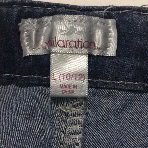 Xhilaration jean shorts 10/12 - Picture 5 of 7